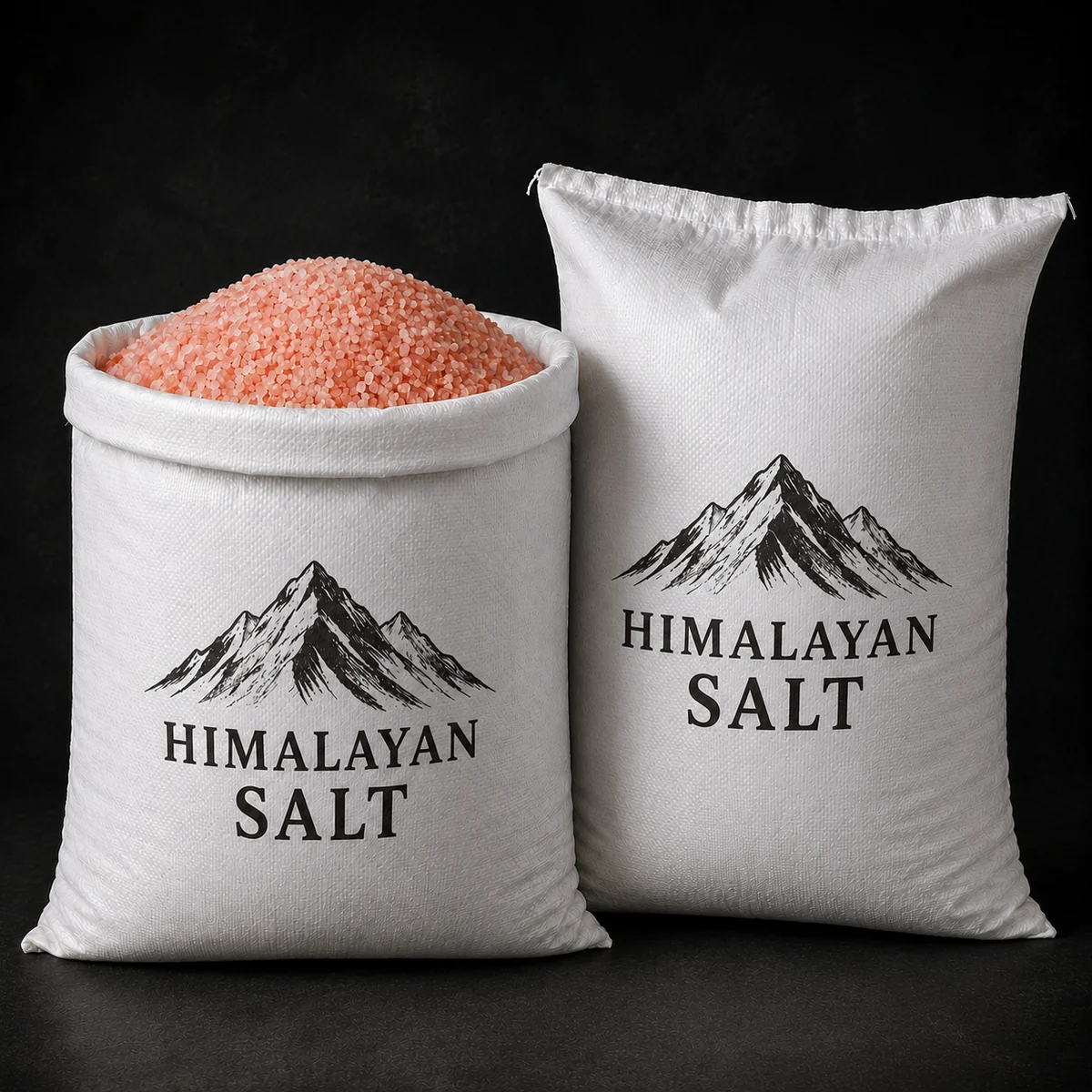 Himalayan pink salt bulk sacks
